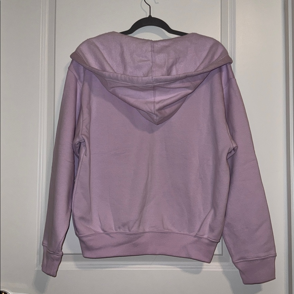 GAP Lilac Full-Zip Hoodie with White Logo - Picture 3 of 4